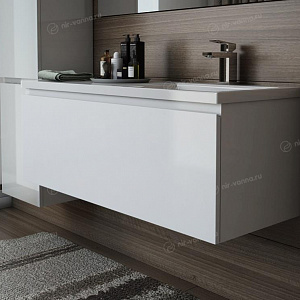 Тумба с раковиной Эстет Dallas Luxe 140 белая/на выбор R